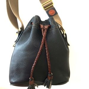Dooney & Bourke vintage leather bucket bag